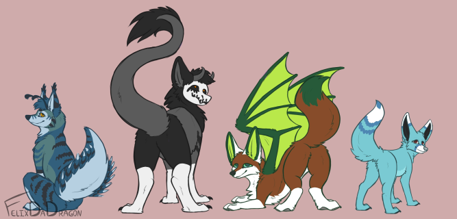 Damien Fluffy Techno Zenix butts